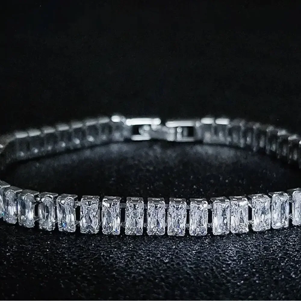 BRAND NEW TENNIS BRACELET PRINCESS CUT